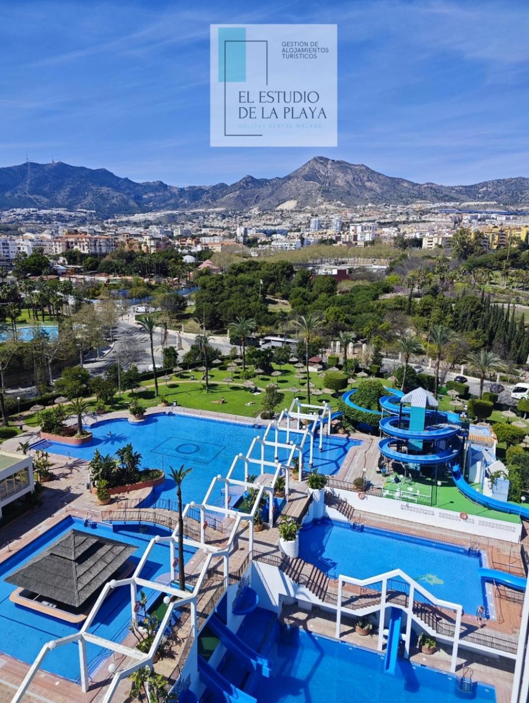 El Estudio De La Playa Benalbeach Vistas Al Mar Benalmádena Eksteriør billede